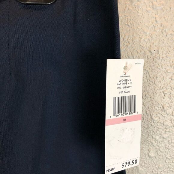 NWT Tommy Hilfiger Navy Blue Mini Skirt Size 10 - Picture 3 of 8